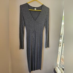 Gray Bodycon Dress